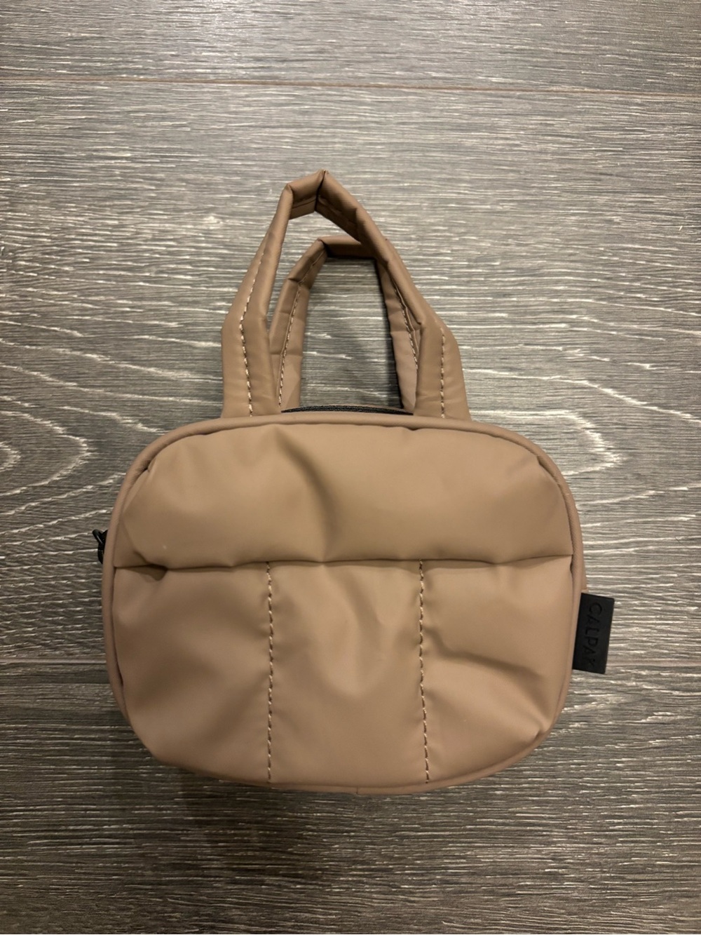 Calpak Luka Duffel Zip Bag Charm in Chocolate